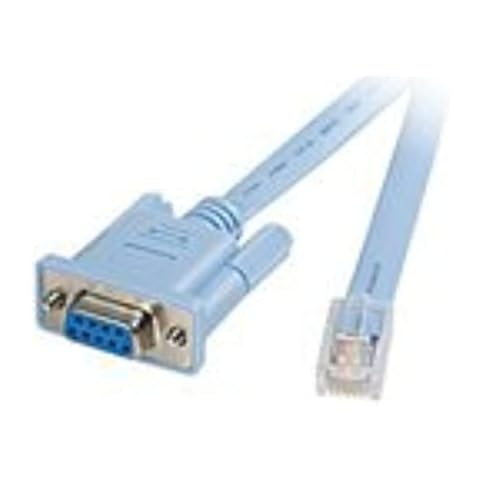 DB9 to RJ45 Console Cable 72-3383-01 Compatible with Cisco CAB-CONSOLE-RJ45= Cover