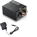 NEXSA-Digital-to-Analog-Audio-Converter-DAC-Digital-SPDIF-Optical-to-Analog-LR-RCA-Adapter-Toslink-Optical-to-35mm-Jack-Adapter-with-Fiber-Cable-and-USB-Cable-for-PS3-HD-DVD-PS4-Amp-Apple-TV-Home