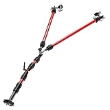 JFYOW Bike Trailer Hitch,Bike Cargo Trailer for Folding Garden Cart,Portable Folding Bicycle Trailer Connector,Premium Stainless Steelbicycle Trailer Hitch for Outdoor Camping, Cycling.(Red).