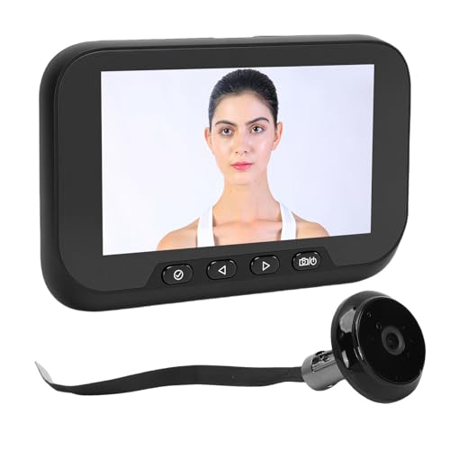 Visionneuse numérique pour porte au design épuré avec écran 4,5 pouces