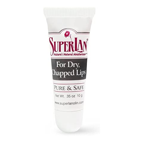 Organic Lanolin Lip Balm - Medical Grade - Nipple Cream Lanolin - Natural Moisturizer for Dry, Cracked Lips - Ultra-Pure Lanolin & Jojoba Oil - Kosher Chapstick - Hydrating Lip Care Cover