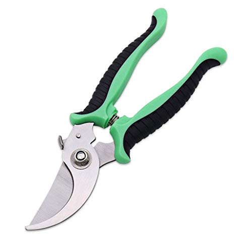 Hand Scissors Gardening Tools Scissors Fruit Vegetable Beak Gardening Professional (Yellow 190 * 65 * 3.5mm) (Green 190 * 65 * 3.5mm)