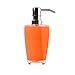 MSV 141655 dispensador de jabón Tahiti en plástico, Naranja, 30 x 20 x 15 cm