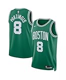 Kristaps Porzingis Boston Celtics NBA Nike Kids Youth 8-20 Green Icon Edition Swingman Jersey (US, Numeric, 10, 12, Regular, Kristaps Porzingis Boston Celtics Green)