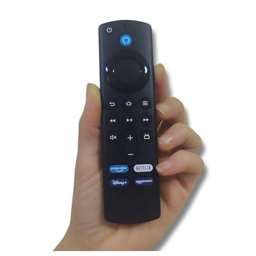 Controle Remoto Compatível com Stick Fire Tv- Modelo com Comando de Voz e teclas de atalho Substitui modelo ORIGINAL com mesmas funções - Controle Fire TV Stick Lite, Fire TV Stick e Fire TV Stick 4K