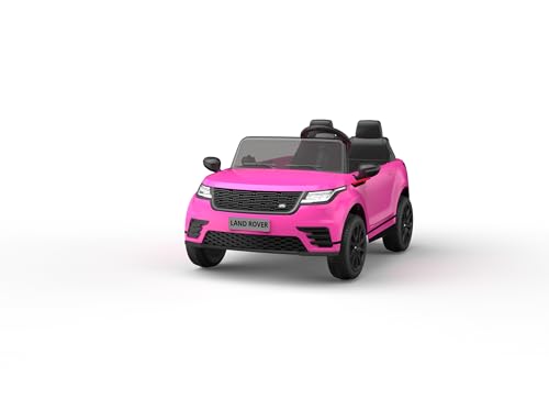 Outfunny 2 Seater Ride on Car Toy, 12V Electric Car for Kids 4-8 with Remote Control, Capacity 150 lb, LED Light (Bright Pink)