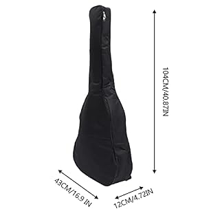 Milisten Acoustique Guitare À Dos Épais Rembourrage Étanche Double Bandoulière Guitare Cas Concert Doublure Guitare pour… - Les Beatles, Paul McCartney, John Lennon, RIngo Starr, George Harrison Milisten Acoustique Guitare À Dos Épais Rembourrage Étanche Double Bandoulière Guitare Cas Concert Doublure Guitare pour… – Image 2