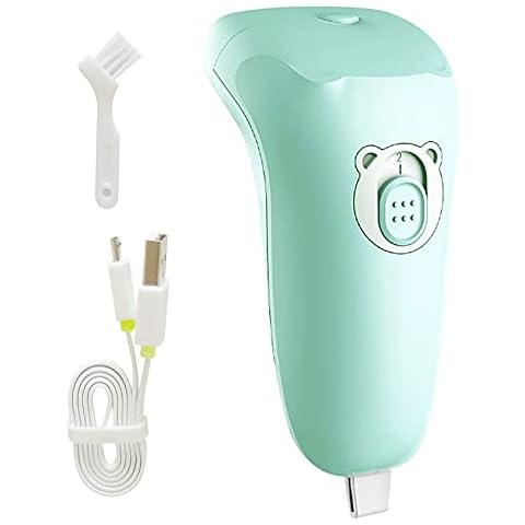 Redify Baby Nail Trimmer Electric Baby Nail File, USB Rechargeable Infant Nail Clippers, Safety Protection Design Baby Nail Grinder Tool with 2 Speeds Cover