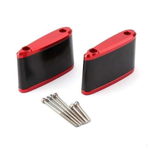 �A���~�t���[���X���C�_�[�����v���e�N�^�[�A���`�N���b�V���{�[���G���W���N���b�V���p�b�h CFMOTO 450 SR 450SR 450sr 2022 2023�ɓK�� �G���W���K�[�h �G���W���J�o(Red)