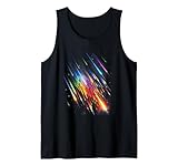 Colorful Lyrid Meteor Shower April 16 Meteorological Day Tank Top