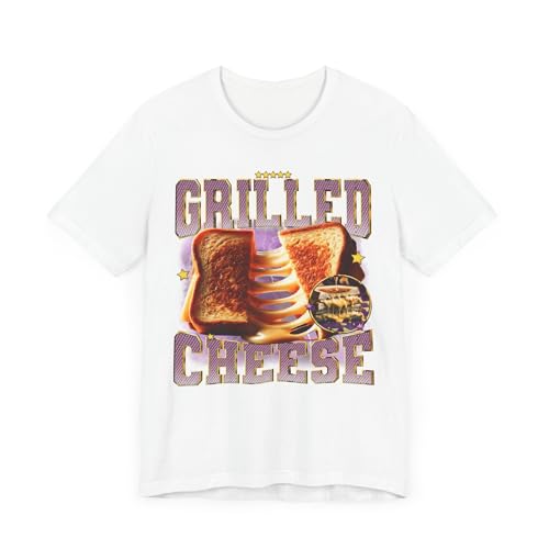 T-shirt Grilled Cheese en coton respirant et coupe droite durable
