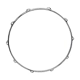 Rim Batter Hoop 8 Hole Drum, Rim Musical Accessory, Percussion Instrument Parts, 14inch 8 Holes Hoop Drum Hoop for Instrument, Home Decor Office, Upper Circle