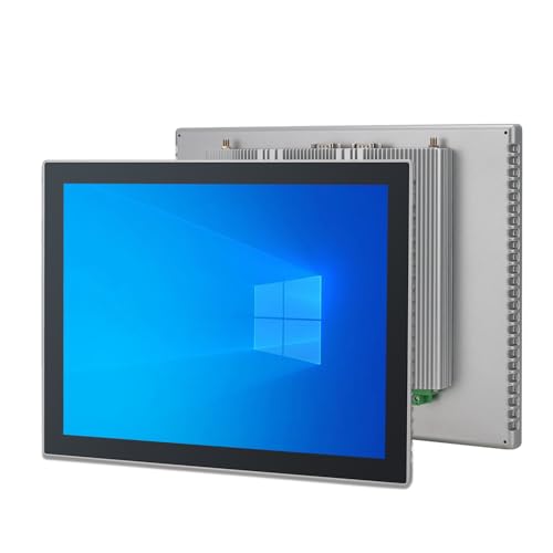 Image of 15 inch Industrial Touch Panel PC, Ratio 4:3 Multi-Touchscreen-Monitor,Wall Mounted Touch Screen Panel Computer,WiFi & Built-in Speakers,IP65 Front,Win 10 I3 RAM 4G+128G SSD