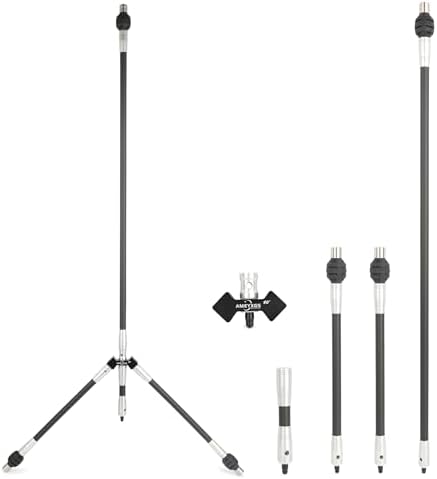 AMEYXGS Archery Bow Stabilizer Set 4/5/10/12/28/30 inch 3k Carbon Bow Balance Bar with Stabilizer Rubber and Weights for Recurve Bow and Compound Bow AMEYXGS Archery Bow Stabilizer Set 4/5/10/12/28/30 inch 3k Carbon Bow Balance Bar with Stabilizer Rubber and Weights for Recurve Bow and Compound Bow