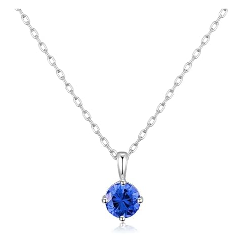 Philip Jones Sterling Silver Sapphire Necklace Cover