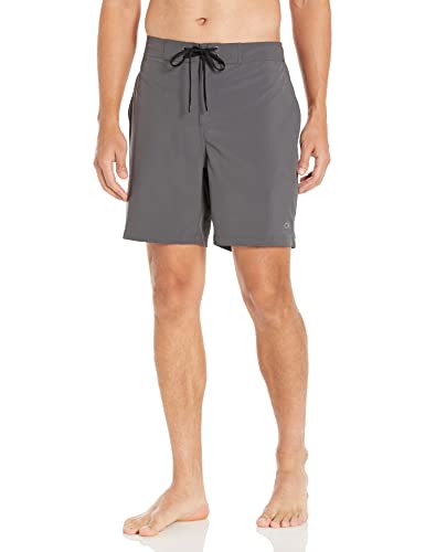 Calvin Klein Men's Standard Uv Protected Quick Dry Drawstring Patterned Swim Trunk