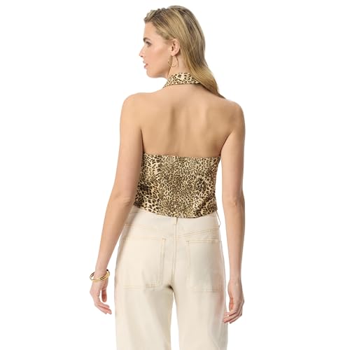 Jessica Simpson Womens Antonia Button Front Halter Vest Standard4