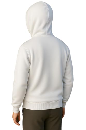 Image of JUGULAR Men's Cotton Solid Hooded Neck Full Sleeve with Mask Sweatshirt