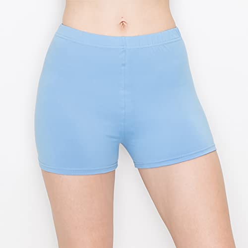Image of ALWAYS Faux Leather Shorts - High Waist Active Stretch Yoga Short Pants for Women