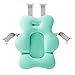 Eruditter Baignoire pour Bébé, Tapis De Bain Antiderapant Bebe, Cartoon Tapis De Bain Maille Coussin Flottant, Support Bebe Baignoire Et Sièges De Bain, Reducteur Baignoire