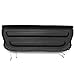 Cargo Cover Compatible With 2015-2019 Honda Fit, Tazz Style Unpainted Black PU Rear Tonneau Security Cover Non Retractable by IKON MOTORSPORTS, 2015 2016 2017