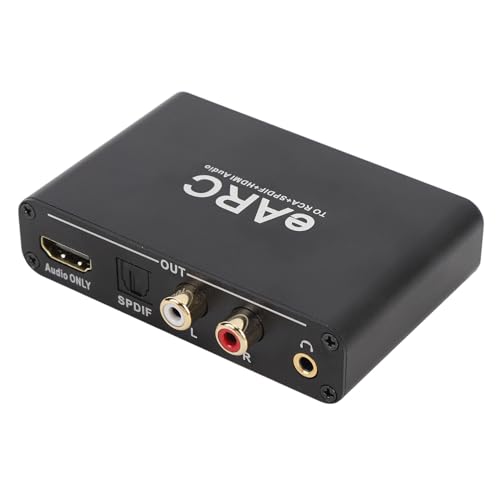 Extractor de audio eARC Tangxi convertidor HDMI a estereo 3.5mm y optico digital de 24 bits