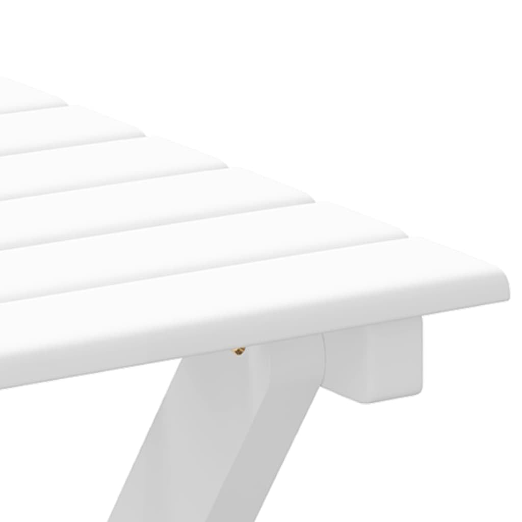 Homgoday Sedia a dondolo con tavolo pieghevole in legno massello di pioppo bianco, sedie da giardino, bistro sedia seduta per terrazza balcone adatte per uso interno ed esterno mobili
