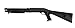 Double Eagle Pump Action Tri-Shot Spring Powered Airsoft Shotgun - High Power 3 Shot Burst