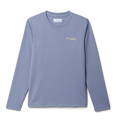 Columbia Youth Boys Terminal Tackle PFG Fish Shine Long Sleeve, New Moon, Large