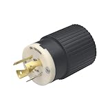 Reliance Controls Corporation L1420P 30 Amp L14-20 Generator Power Cord Plug for Generators up to 5,000 Watts