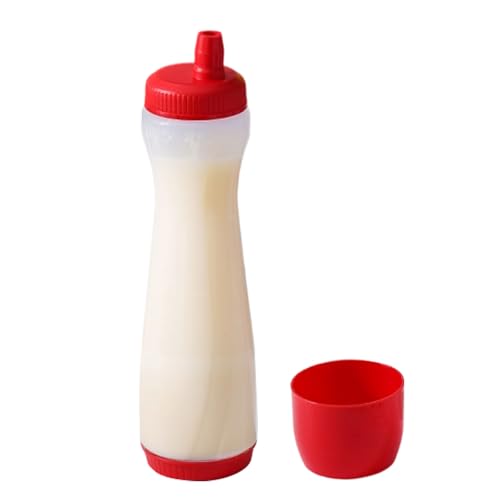 Dispenser per pastella per pancake – Penna per bottiglia di pastella, strumento per spremere torte con punta di precisione, dispenser con design a prova di perdite, per colazione, pranzo, feste