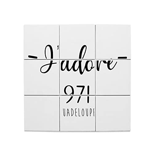 Carreaux céramique Guadeloupe céramique décorative murale premium format 60 x 60 cm
