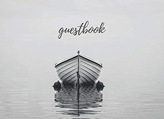Guestbook: Vacation Rental Visitor Guest Book, Grey Sailboat, for Airbnb, VRBO, TripAdvisor, Booking Guests, 120 pages
