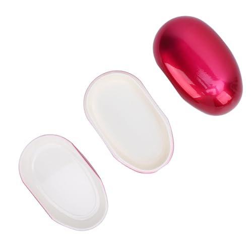 Raspador de pies de acero inoxidable Removedor de callos Lima y escofina para pies 2 en 1 de doble función para eliminar la piel muerta en el hogar Material duradero de ABS y (Rosa roja)