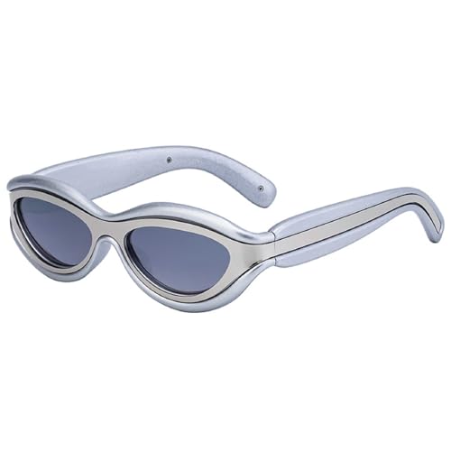 Y2k Oval Sunglasses Men Women 2024 Luxury Trendy Punk Sun Glasses Male Small Frame Sunglass Streetwear Shades4