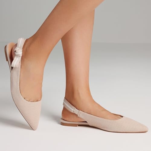 Slingback Flats for Women Pointed Toe Ballet Flats Casual Fashion Ballerina Flats Slip On Comfortable Dress Mary Jane Shoes2