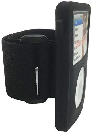 Arm Band for iPod Classic Armband Silicone Case for Model A1238 80GB 120GB 160GB (Thin) Model A1136 30GB Black Skin