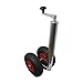 STRICKER-ROLLEN Zwillingsstützrad Anhänger 48mm Doppel Stützrad mit Luftreifen 260x85mm