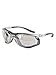 Magid Safety Y84BKAFIO Protective Glasses | Sporty Impact Resistant Clear Safety Glasses with a Removable Foam Liner & Black TPR Temples - UV Protection, Anti-Fog, Scratch Resistant (2 Pair)