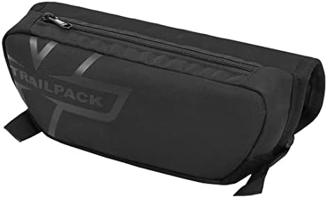 ViaTerra Crossbar Handlebar Trailpack | Universal Fit for Any Motorbike, Dirt Bike & Snow Bike WITH CROSSBARS | 1L Black