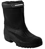 Groundwork LS88 Womens Muckers Mukker Stable Winter Waterproof Lined Snow Boots Thermal Fur Fleece Lined Shoe (6 UK, Black LS88, numeric_6)