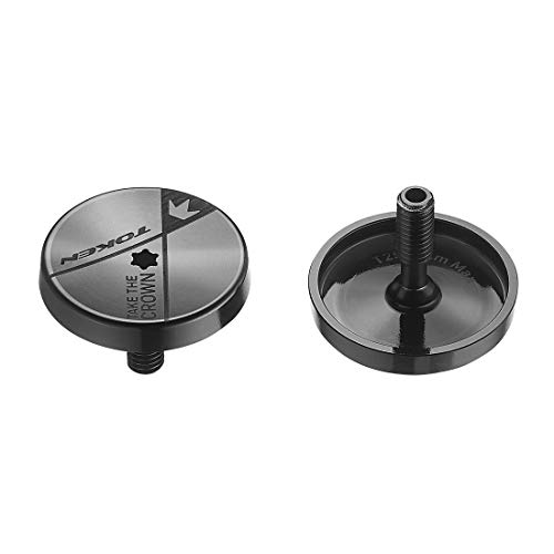 Token Crown Cap, Coperchio A-Head. Unisex-Adulti, Nero, 1 1/8 Pollici