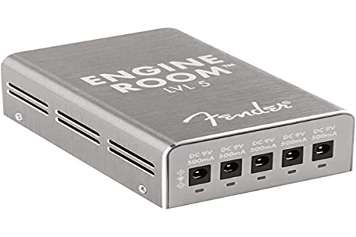 Fender® Engine Room LVL5 Power Supply Central Power Supply for Effect Pedals 5x 9 V/DC 500 mA