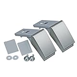 liebherr 9590180 set di riparazione con cerniera a due porte, manico in plastica, metallo, argento, grigio, dispositivo di raffreddamento per frigorifero, utilizzato in cnes gsdes ksdpes ksbes