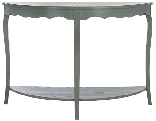 SAFAVIEH Home Collection – Christina Ash Grey Semicircle Console Table