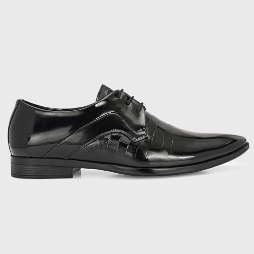 Image of Centrino Men's Formal Lace-Up Shoes | Soft,Lightweight & Comfortable Formal Shoe|Formal Lacing Oxford Shoes for Men| Stylish-Looking Footwear with Cushioned Footbed | Suitable for Office (9356)
