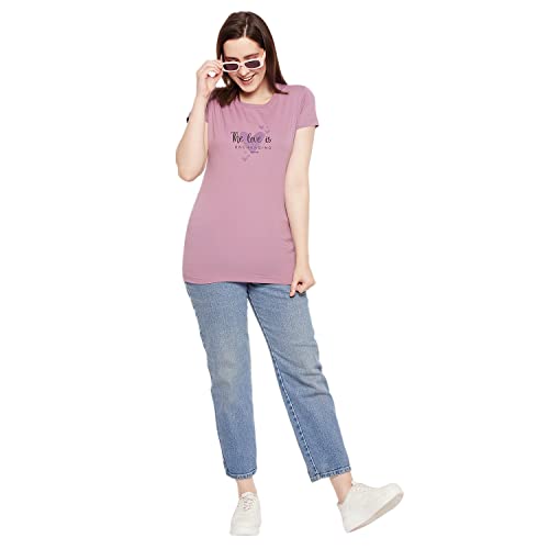 Image of Orewa Women by OKANE Women's Short Sleeve Printed Regular Fit T-Shirt