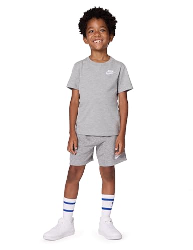 Jersey T-Shirt and French Terry Shorts 2-Piece Outfit Set