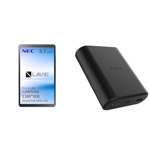 NEC LAVIE T8 �^�u���b�g 8.7�C���` wi-fi���f�� Android 14 MediaTek Helio G85 4GB 64GB LED �L����p�t�� ���i�O���[ TAB08H05+�G���R�� ���o�C���o�b�e���[ 9000mAh 45W �y