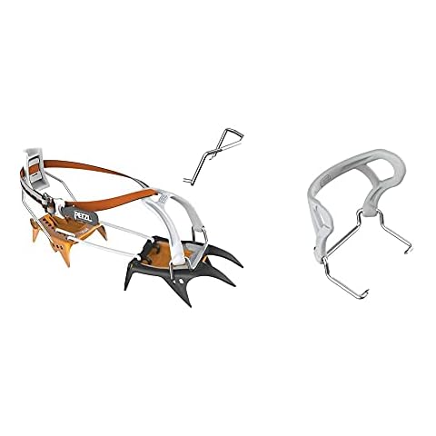 PETZL Erwachsene Verticality Irvis Hybrid, Mehrfarbig, 36-46 & Unisex Back Flex Binding Hintere Bindung, Silber, Einheitsgröße EU Cover